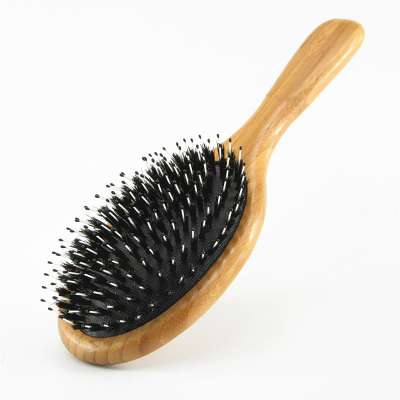 2019 custom logo bamboo unique hair brushes